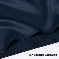 Уникатни договори од свилена перница од црница за коса и морнарица сина стандард
