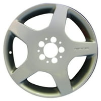 Преиспитано ОЕМ алуминиумско тркало, светло сребро од искра, се вклопува во 2000- Mercedes ML AMG