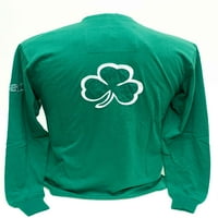Ирска зелена маица со долг ракав - Залив Донегал - Униз - xxxl