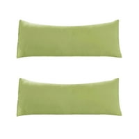 Единствени поволни цени микрофибер цврсти перници со долги каросерии, зелена 20 72