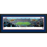 Тенеси Титанс - дворна линија на стадионот Нисан - Блејквеј Панорамас НФЛ печатење со Делукс рамка и двојно