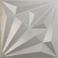 Ekena Millwork 5 8 W 5 8 H Diamond Endurawall Декоративен 3Д wallиден панел, текстура металик сребро