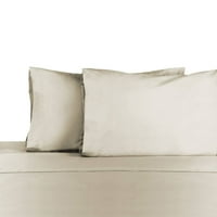 Марти памук богата со брчки отпорен во кревет, пар за перници - мека четкана памучна мешавина, стандардни
