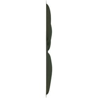 Ekena Millwork 5 8 W 5 8 H Pet Petal Endurawall Декоративен 3Д wallиден панел, Ultracover Satin Hunt Club Green