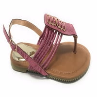 Викторија К Текстурирани сандали со мулти -кабел