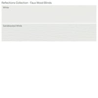 Колекција за прилагодени рефлексии, 2 ролетни со безжични фуни, бели, 1 8 ширина 72 Должина