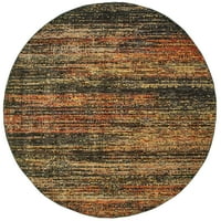 АВЛОН ДОМ АЛТОН Апстрактна ткаена област килим, 7,87 '7,87'