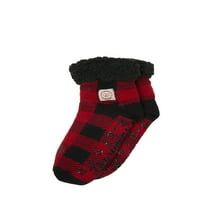 Dearfoams Plaid или Fairisle плетени пријатни чорапи за влечење
