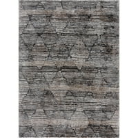 Обединети ткајачи Единсон Инес современа геометриска област килим, мулти, 7'10 10'6