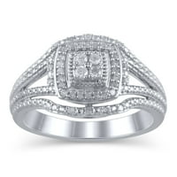 Карат Т.В. JK -i2i засекогаш невеста - ограничено издание дијамантска перница во стерлинг сребрена големина