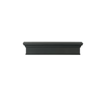Pearl Mantels Henry Premium Black Mdf Mantel Sholf, прецизност црна боја, 72 l 9 d 8 h h