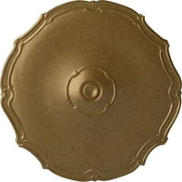 Ekena Millwork 7 8 OD 1 2 P pompeii тавански медалјон, рачно насликано бледо злато
