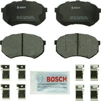 Bosch BP Bosch Tweatcast Pads W Hardware Fits Select: 2003- Toyota Tacoma Xtracab, Toyota Tacoma