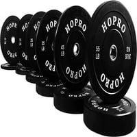 Рамнотежа од Хопро во. Олимписка плоча за тежина на браник lb. со челичен центар, парови