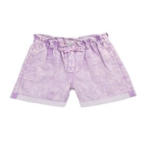 Jordorache Girls Paperbag Shorts Shorts, големини 4- & Plus