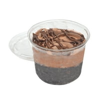 Свежината гарантирана тројно чоколадо Tres Cupcake стил, чоколадо од чоколадо и чоколадо шлаг, 6oz