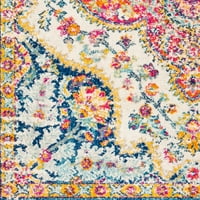 Уметнички ткајачи Елазиз Медалјон област килим, портокал, 3'11 5'7