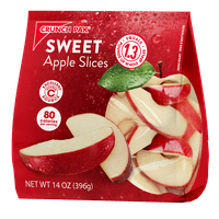 Crunch pak свежи слатки парчиња јаболко, големина на семејство, торба за резба што може да се ревидира