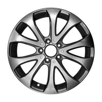 Каи го преиспита ОЕМ алуминиумско тркало, сите насликани Спарл Сребрена металик, се вклопува - Мерцедес Е400