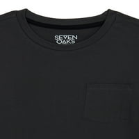 Седум Oaks Boys Boys Colorblocked Long Sneave Jersey Top, 3-пакувања, големини 4-16