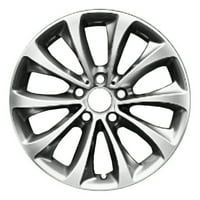 Преиспитано тркало за легури на алуминиум ОЕМ, машинско и средно сребро, се вклопува во 2011- BMW серија