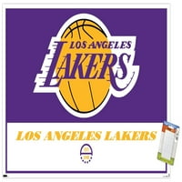 Лос Анџелес Лејкерс - Постер за лого wallид, 22.375 34