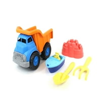 Зелени играчки песок и вода Делукс игра сет: Депонија камион W брод, лопата и гребло