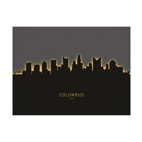 Мајкл Томпсет „Колумбос Охајо Скајнил Сјај II“ платно уметност