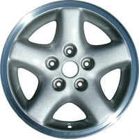 Преиспитано ОЕМ алуминиумско тркало, сребрена W машинска усна, вклопува во 1997 година- epип Чероки