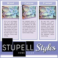 Stuple Industries Добредојдовте на сончогледот рустикален цветен венец платно wallидна уметност од Патриша