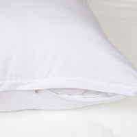 Единствени поволни цени долги перници за перници за микрофибер покрива бела 20 x54