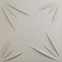 Ekena Millwork 5 8 W 5 8 h inula Endurawall Декоративен 3Д wallиден панел, Ultracover Satin Blossom White