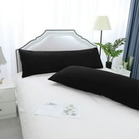 Единствени поволни цени микрофибер цврсти перници со долги каросерии, црна 20 72