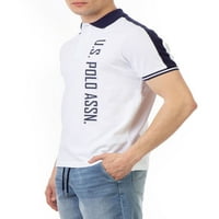 С. Поло Асн. Машка врежана маичка со лого Pique Polo