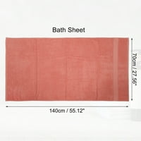 Единствени договори за памучна бања Класичен дизајн 27,56 x55.12 црвено